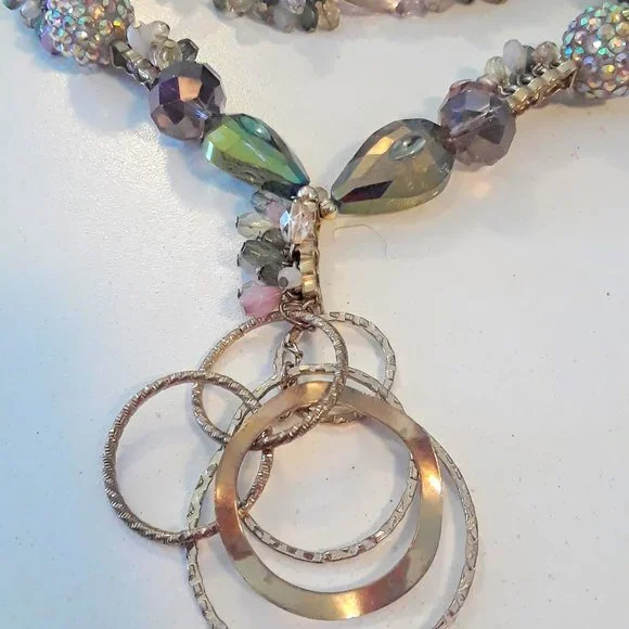 Vintage beaded necklace - Picture 4 of 4